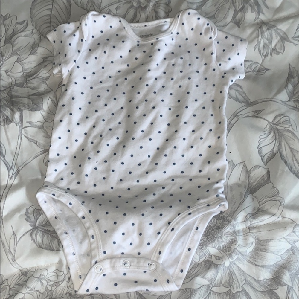 Polka dot onesie